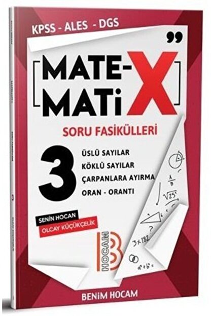 Benim Hocam Yayinlari Benim Hocam 2020 Kpss Ales Dgs Tyt Matematix 3 Matematik Soru Fas Trendyol