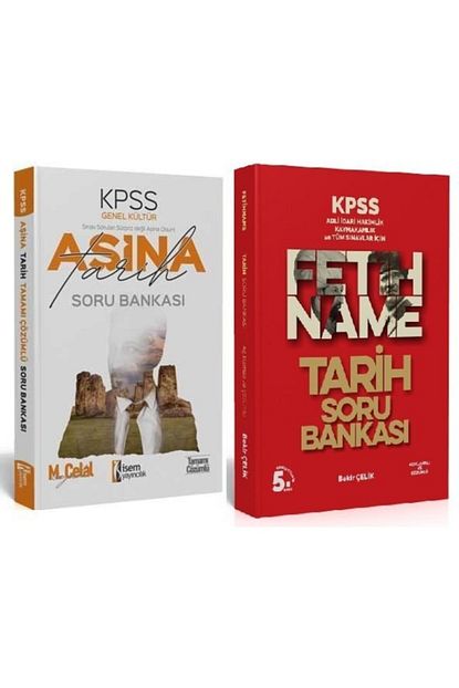 Isem Yayinlari Isem 2020 Asina Fetihname 2020 Kpss Tarih Soru Bankasi 2 Li Set Trendyol