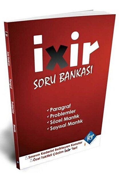 Kr Akademi Yayinlari Kr Akademi Kpss Yks Ixir Soru Bankasi Problemler Paragraf Soze Trendyol