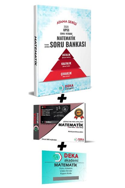 Deka Akademi Yayinlari Deka Akademi 2020 Kpss Matematik Soru Bankasi Cozumlu Ilker Kara Trendyol