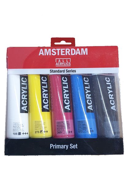 Amsterdam Akrilik Boya 120 Ml 5 Li Set Trendyol