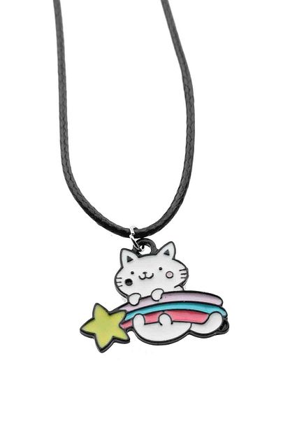 Cadinin Dukkani Unisex Minik Kedi Cocuk Kolye Trendyol
