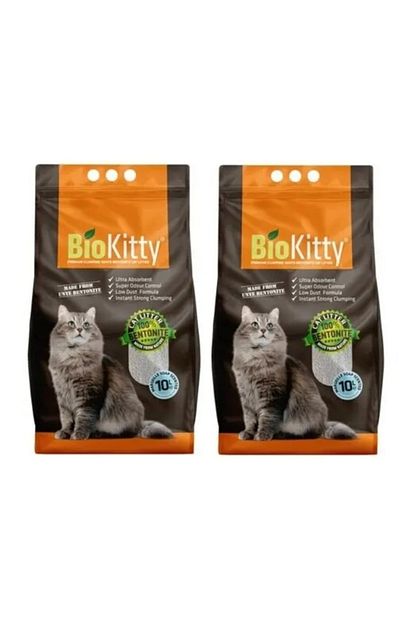 Biokitty Marsilya Sabun Kokulu Ince Taneli Dogal Bentonit Kedi Kumu 10 Lt X 2 Adet Trendyol