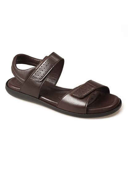 Dr Flexer Erkek Kahverengi Hakiki Deri Sandalet 150 Trendyol