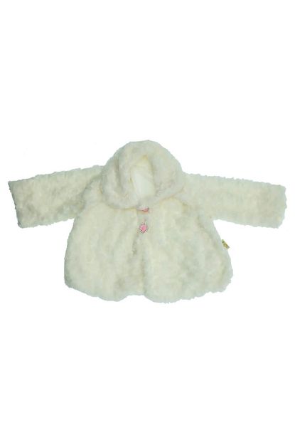Tufitto Kiz Bebek Krem Pelus Mont Trendyol