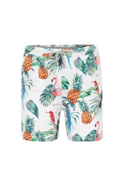 Fiji Rio Ananas Tukan Desenli Erkek Cocuk Deniz Sort Mayo Trendyol