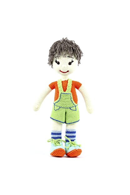 Zarifel Amigurumi El Orgusu Tulumlu Erkek Bebek Oyuncak Trendyol