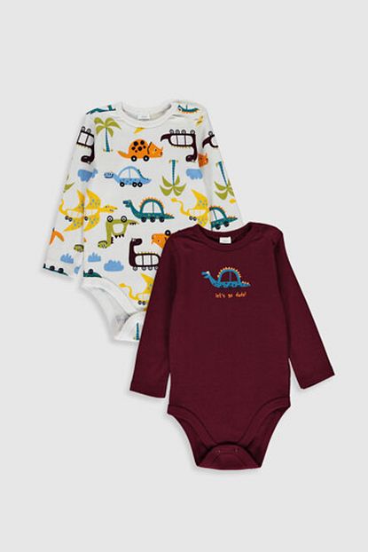 Lc Waikiki Erkek Bebek Bordo Md3 Citcitli Body Trendyol