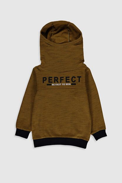 Lc Waikiki Erkek Cocuk Acik Kahverengi J0u Sweatshirt Trendyol