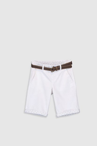 Lc Waikiki Erkek Cocuk Parlak Beyaz Jyx Sort Trendyol