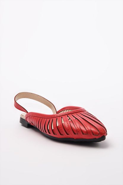Yaya By Hotic Kirmizi Kadin Babet Trendyol