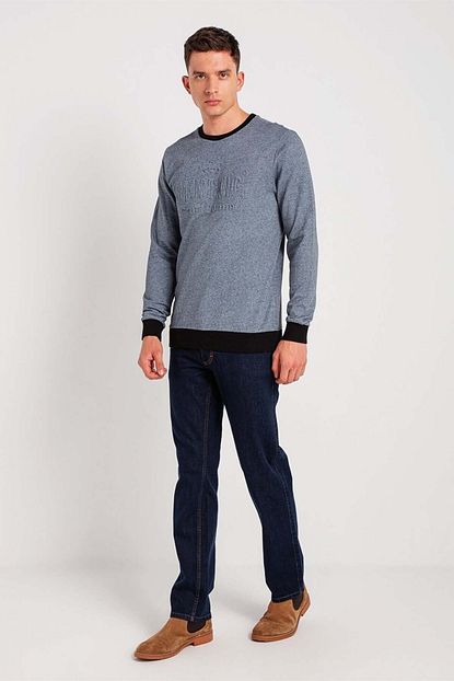 Mustang Erkek Gri Sifir Yaka Sweatshirt M00118 Trendyol