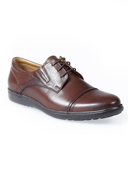Dr Flexer 341801 Hakiki Deri Erkek Comfort Ayakkabi Kahve Trendyol