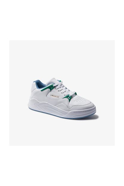 Lacoste Court Slam 120 2 Sma Erkek Beyaz Yesil Deri Sneaker 739sma0026 Trendyol