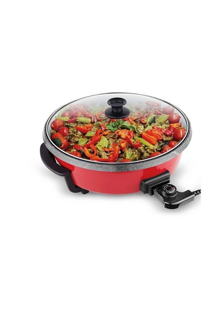 Fms 1200w Elektrikli Tava Pisirici Pizza Makinesi Trendyol