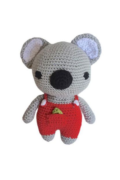 Ilmek Bebek Amigurumi El Orgusu Oyuncak Koala Kirmizi Trendyol