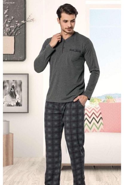 Erse Erkek Pamuklu Erkek Pijama Takimi Trendyol