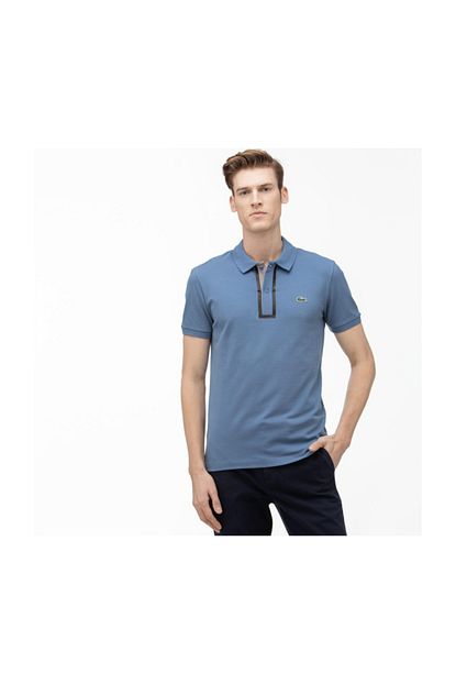 Lacoste Erkek Slim Fit Mavi Polo Trendyol