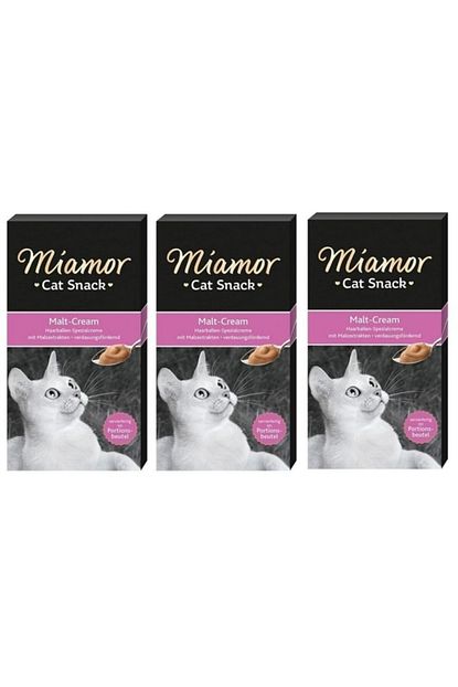 Miamor Cream Malt Maya Kedi Odulu 6 X 15 Gr 3 Lu Eko Paket Trendyol