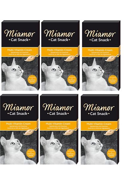 Miamor Cream Multi Vitaminli Kedi Odulu 6 X 15 Gr 6 Li Eko Paket Trendyol