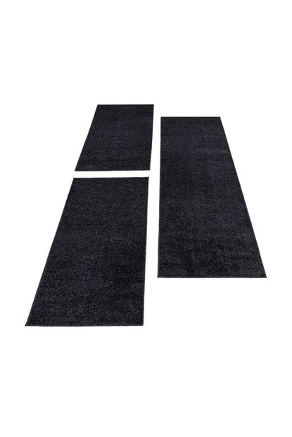 Ayyildiz Hali Yolluk Set 3 Lu Yatak Odasi Takimi Duz Renkli Antrasit 2 X 80x150 Cm Ve 1 X 80x250 Cm Trendyol