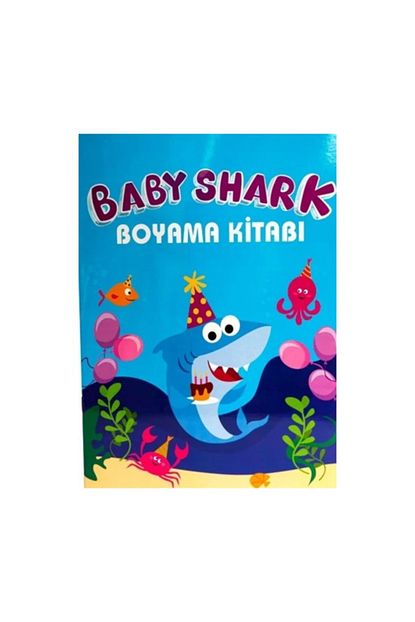 Minibon Baby Shark Boyama Kitabi 3 6 Yas Sticker Hediyeli Trendyol