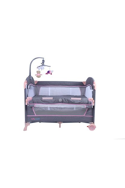 Baby Casper Up096 Multi Safe Oyun Parki Pembe Ve Visko Yatagi 70x110 Trendyol