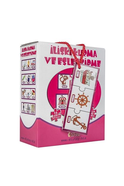 Diytoy 3 Lu Iliski Kurma Ve Eslestirme Oyunu 45 Parca Cocuk Puzzle Trendyol