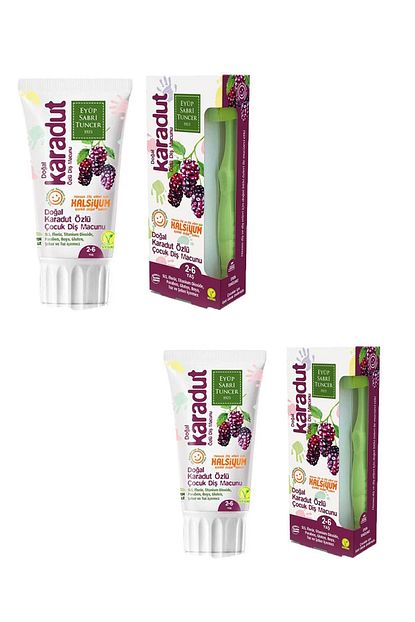 Sensodyne Eyup Sabri Tuncer Dogal Karadut Ozlu Dis Macunu 75ml 2 Adet Cocuklar Icin Trendyol