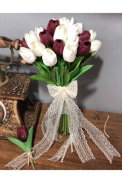islak lale bordo krem damat yaka