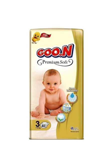 Goo N Goon Premium Soft 3 Numara Bebek Bezi 7 12 Kg Jumbo Paket 40 Adet Trendyol