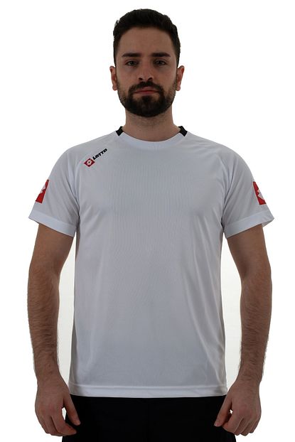 Lotto Erkek Beyaz Siyah T Shirt Joe Tee Ant Pl R8928 Trendyol