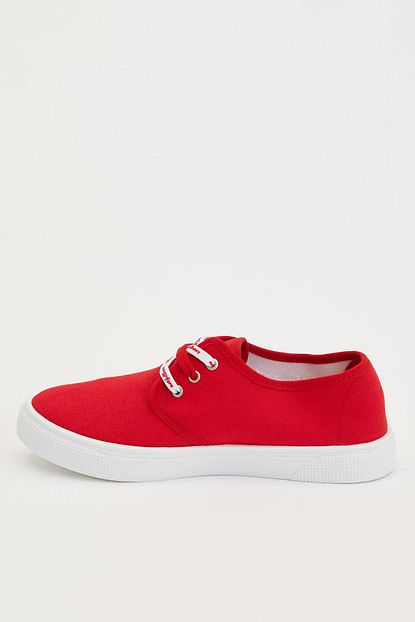 Defacto Kadin Kirmizi Bagcikli Sneakers Ayakkabi R3460az 20sp Rd2 Trendyol