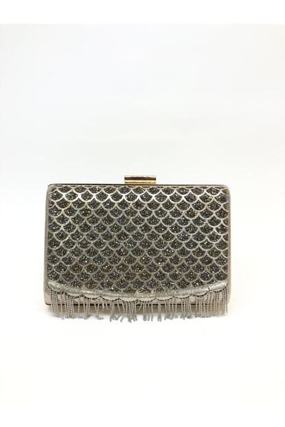 Womenacs Kadin Altin Renk Kadin Tas Islemeli Metal Puskullu Abiye Portfoy Clutch Canta Trendyol