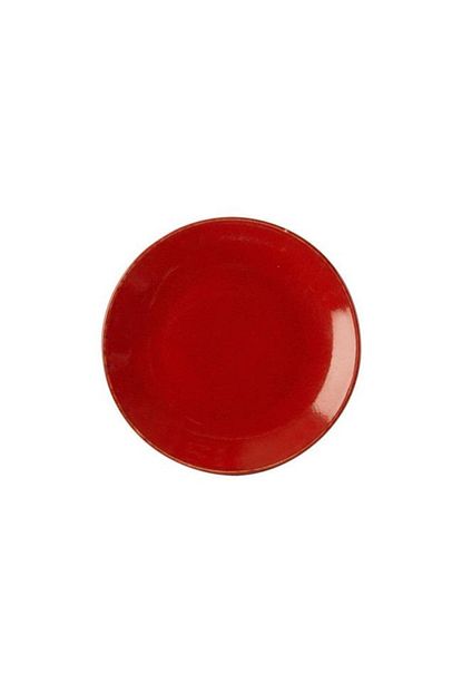 Akayev Porland Seasons Kirmizi Duz Tabak 18 Cm Trendyol