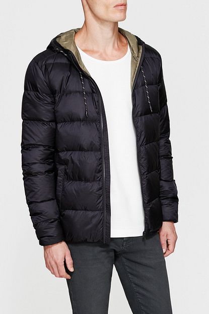 Mavi Erkek Kapusonlu Siyah Mont 0199527062 Trendyol