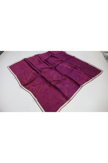 Aker Bulut Desenli Duz Renk Saten Ipek Esarp 72087010394 Trendyol