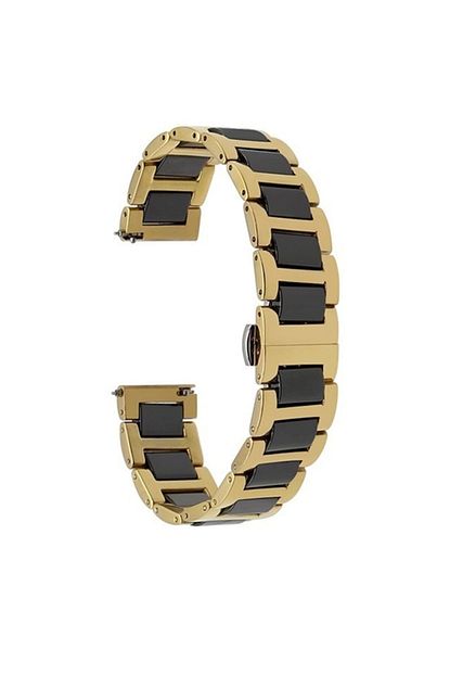 Casestreet Xiaomi Amazfit Gts 42mm 20mm Kordon Seramik Kaplama Metal Cift Renk Gold Trendyol