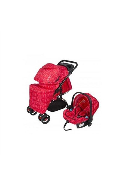 Pierre Cardin Pc409 Aloin Travel Sistem Bebek Arabasi Kircilli Kirmizi Trendyol