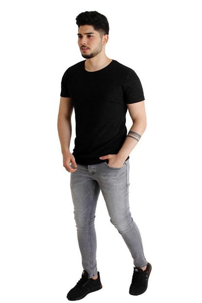 Stil Kombin Erkek Fume Skyfall Skinny Fit Kot Pantolon Trendyol