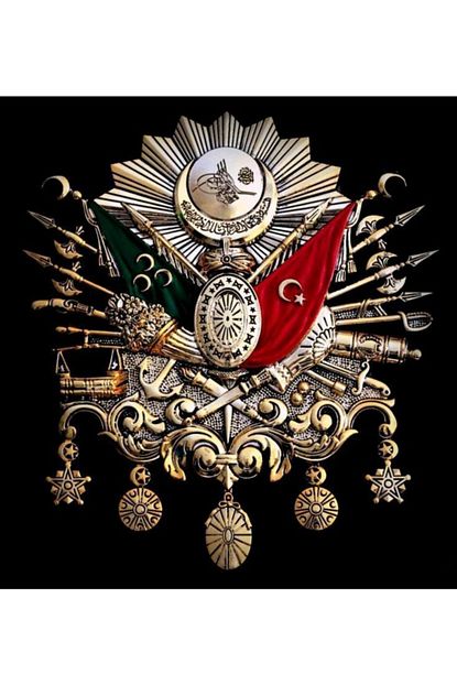bestof tasarim osmanli armasi siyah kanvas tablo 70x90 cm fiyati yorumlari trendyol