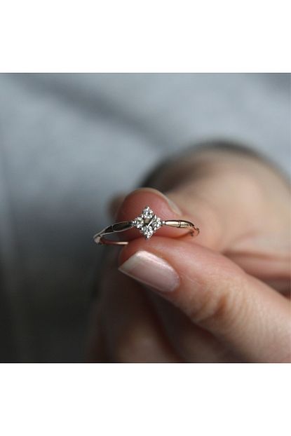 Artemis Diamond Pirlanta Kemik Yuzuk Trendyol