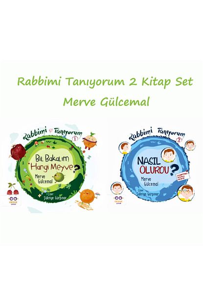 Cezve Cocuk Rabbimi Taniyorum 2 Kitap Set Bil Bakalim Hangi Meyve Nasil Olurdu Merve Gulcemal Trendyol