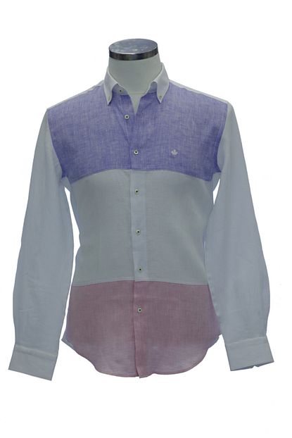 Paul Martin Canadian 100 Keten Parcali Uzun Kol Erkek Gomlek Pm314001 Trendyol