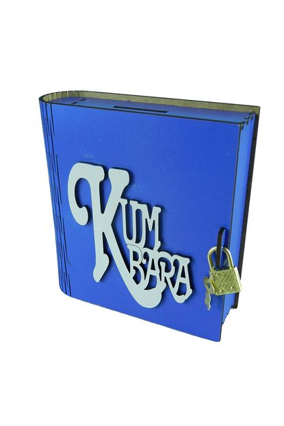 Toptan Hediyeci Kitap Gorunumlu Kilitli Ahsap Kumbara Trendyol