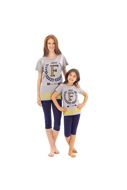Fenerbahce Orjinal Lisansli Genc Yetiskin Bayan Taytli Pijama Takimi Trendyol