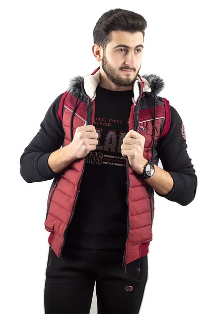 Shehba Milano 3lu Yelekli 3iplik Sardonlu Kislik Erkek Esofman Takimi Trendyol