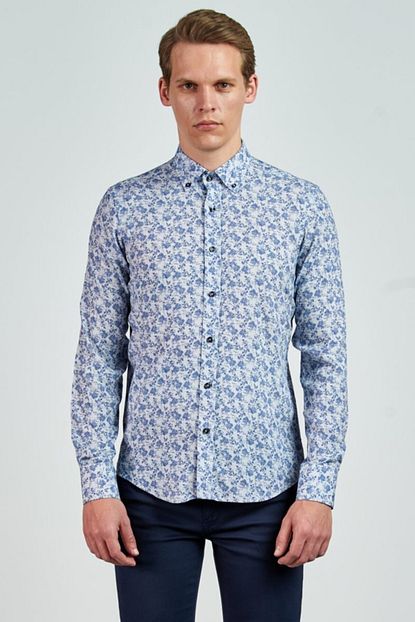 Giovane Gentile Erkek Turkuaz Giovane G Designers Gomlek Gc04gm201826 Trendyol