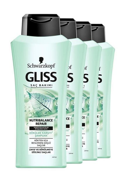 Gliss Schwarzkopf Gliss Nutribalance Sampuan 360 Ml X4 Adet Trendyol