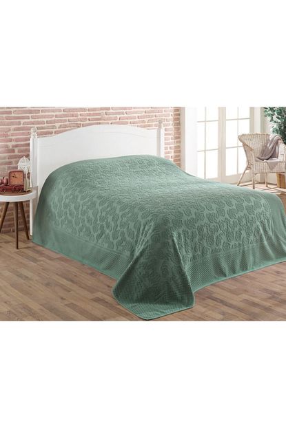 Dnz Gulcan Tekstil Naturel Havlu Pike Yatak Ortusu Willow Tek Kisilik 160 220 Trendyol